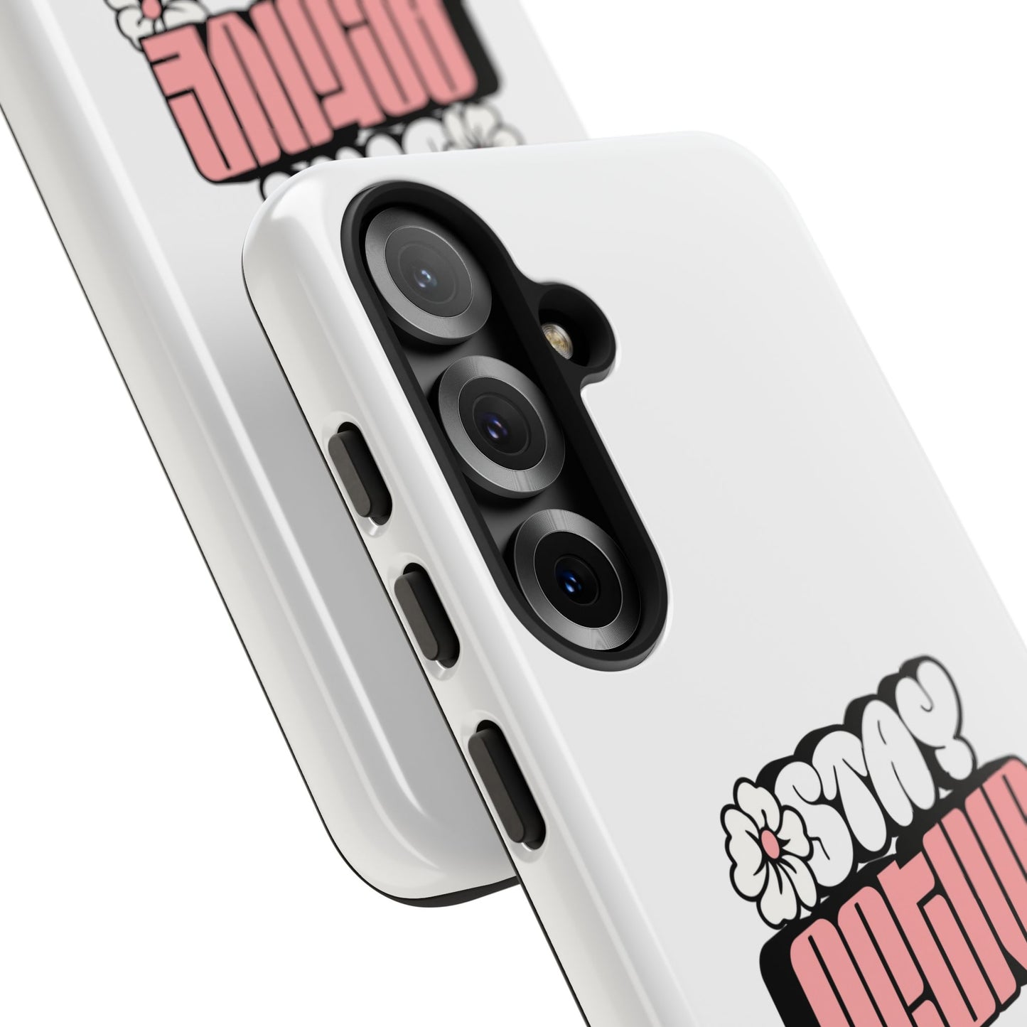 Stay Active Phone Case — Retro Pink Floral Tough Phone Cover