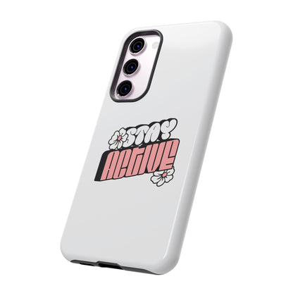 Stay Active Phone Case — Retro Pink Floral Tough Phone Cover