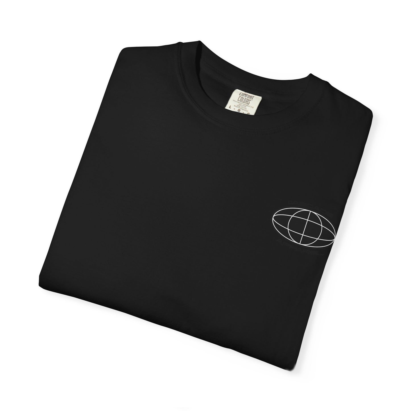 Cascade Apparel Geographic Black & White Logo T‑Shirt