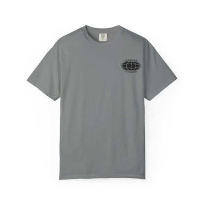 Cascade Apparel Geographic Black & White Logo T‑Shirt