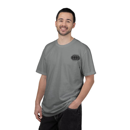 Cascade Apparel Geographic Black & White Logo T‑Shirt