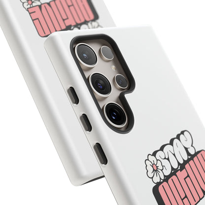 Stay Active Phone Case — Retro Pink Floral Tough Phone Cover