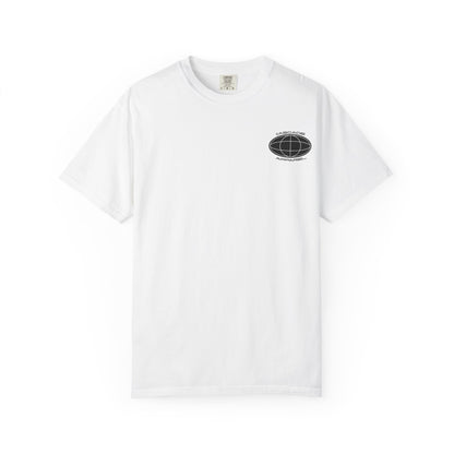 Cascade Apparel Geographic Black & White Logo T‑Shirt