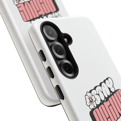 Stay Active Phone Case — Retro Pink Floral Tough Phone Cover