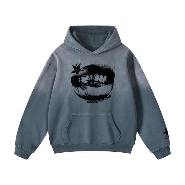 Heavyweight Oversized Cascade Bite Hoodie
