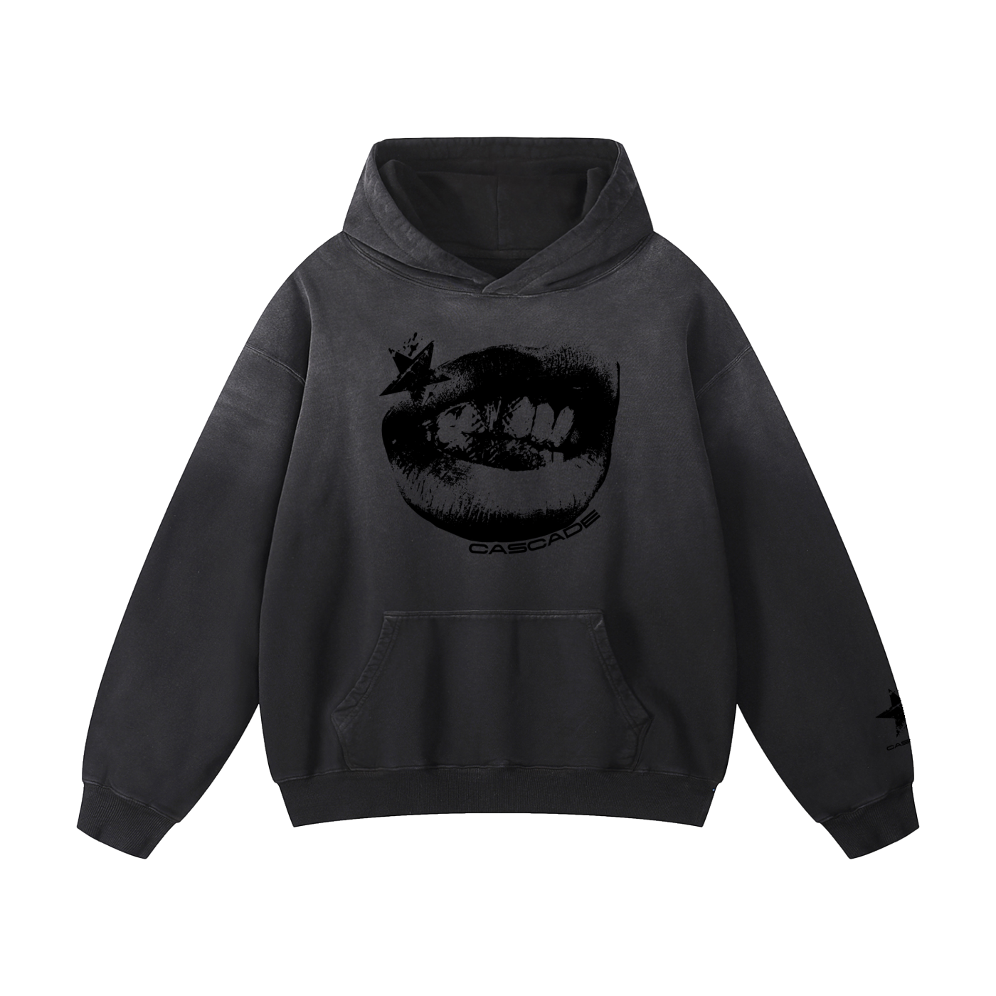 Heavyweight Oversized Cascade Bite Hoodie