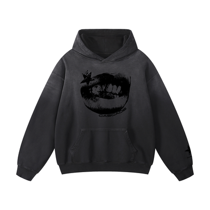 Heavyweight Oversized Cascade Bite Hoodie
