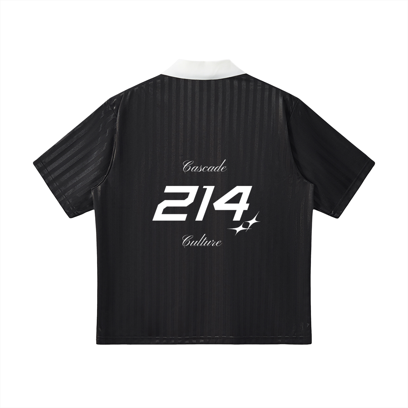 Collared Striped Cascade Soccer Jersey