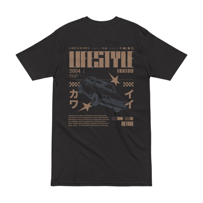 Retro Drift Car Brown Tee — Unisex Cotton Graphic Tee