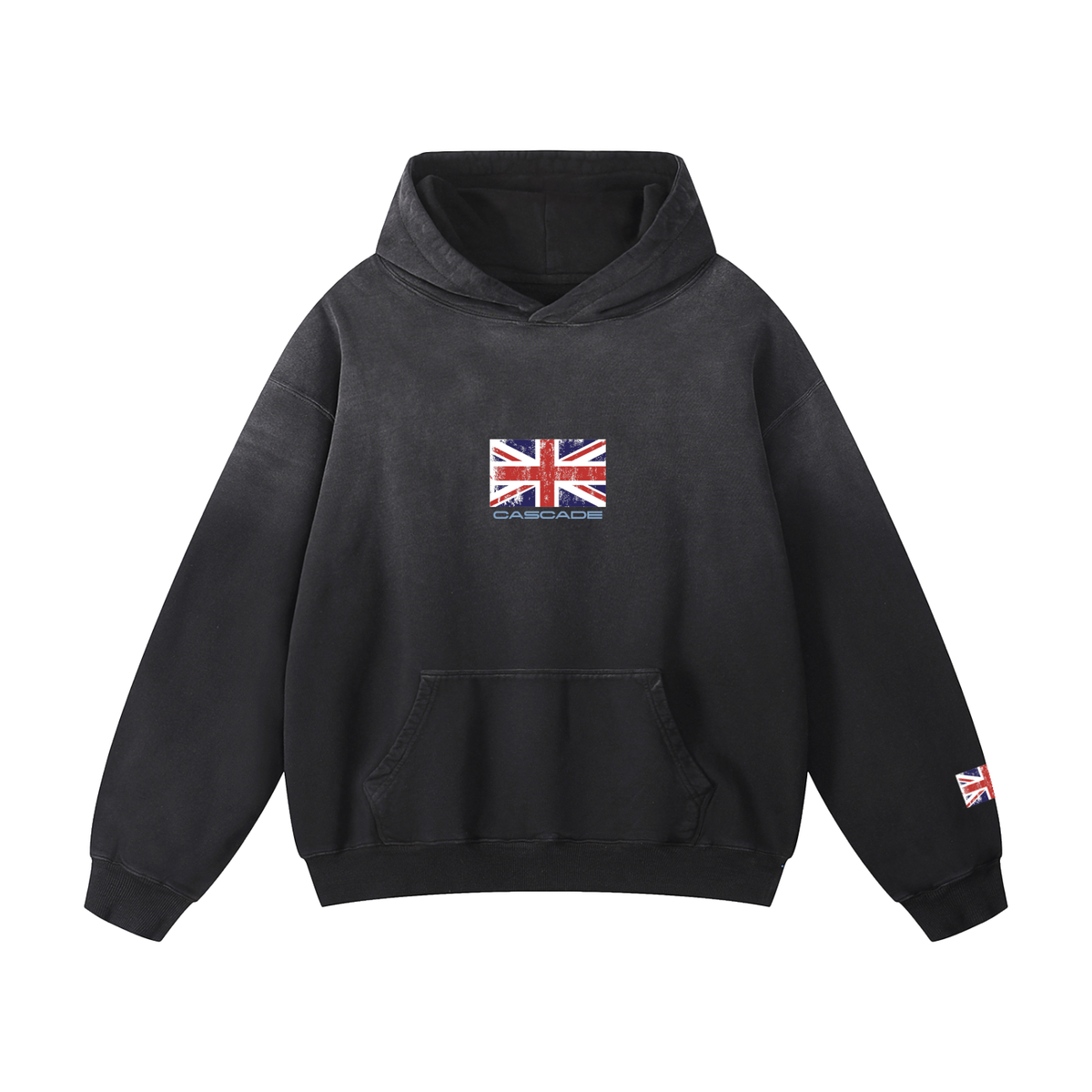 Heavyweight Oversized Cascade Union Jack Hoodie