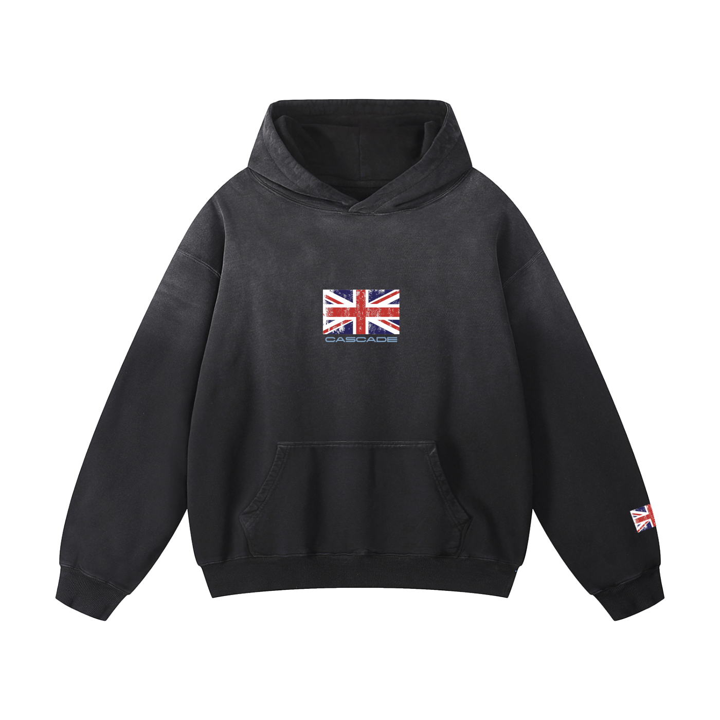 Heavyweight Oversized Cascade Union Jack Hoodie