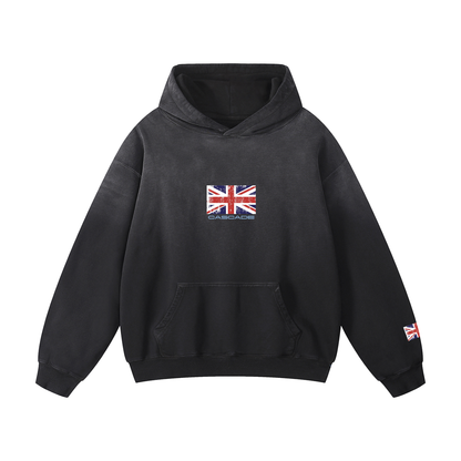 Heavyweight Oversized Cascade Union Jack Hoodie