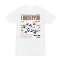 Retro Drift Car Brown Tee — Unisex Cotton Graphic Tee