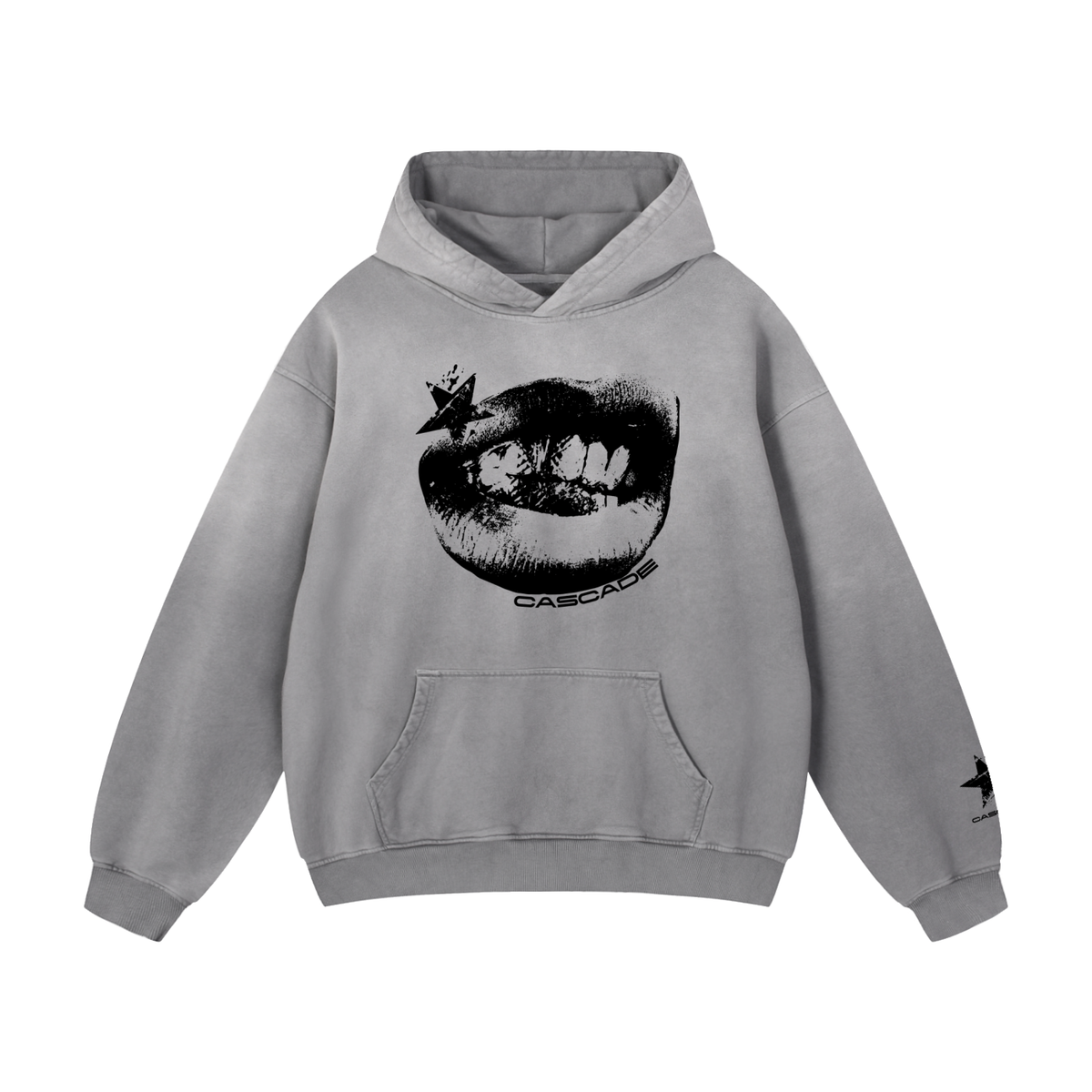 Heavyweight Oversized Cascade Bite Hoodie