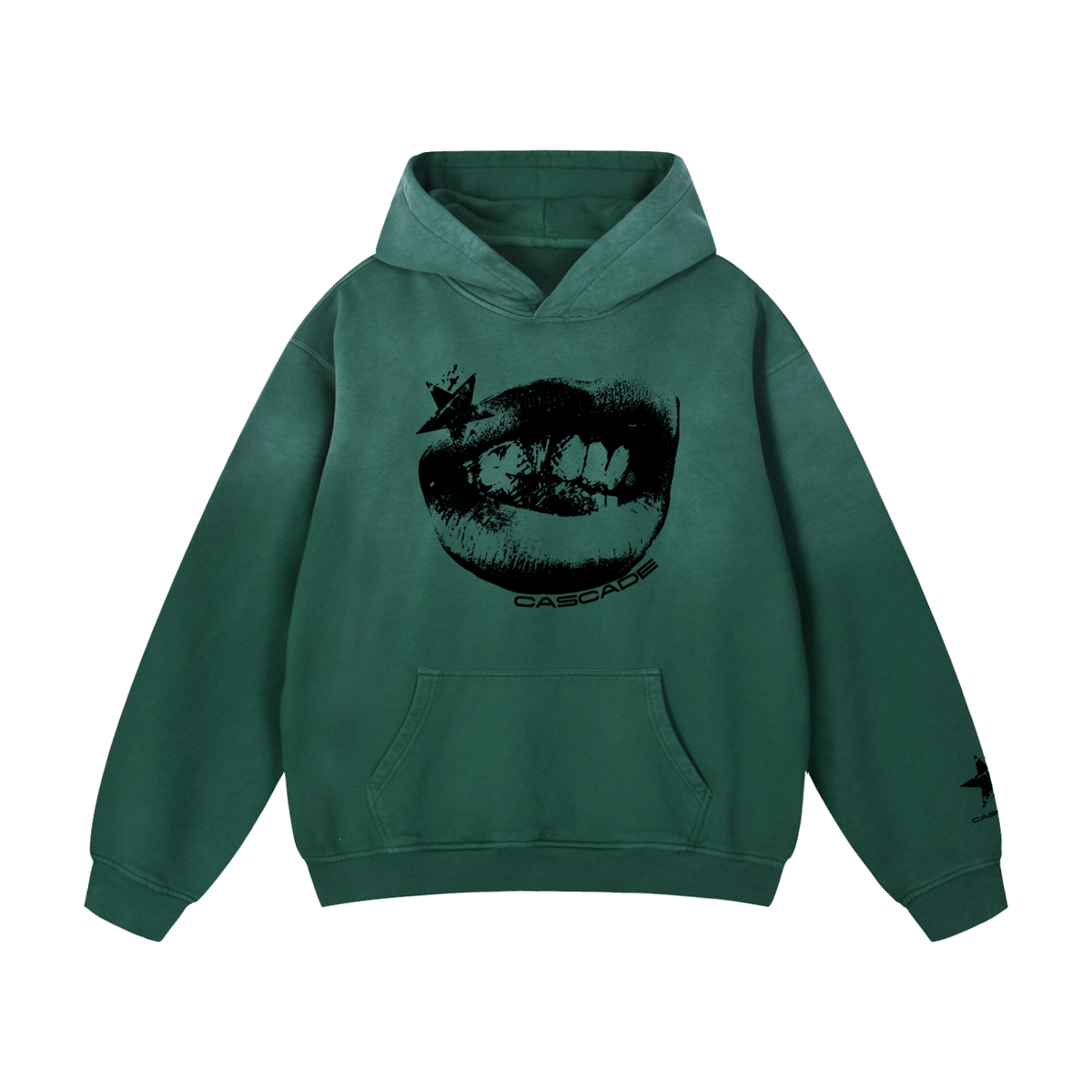 Heavyweight Oversized Cascade Bite Hoodie