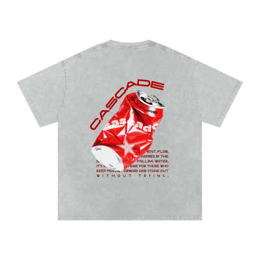 Washed Oversized Cascade Soda Can T-Shirt