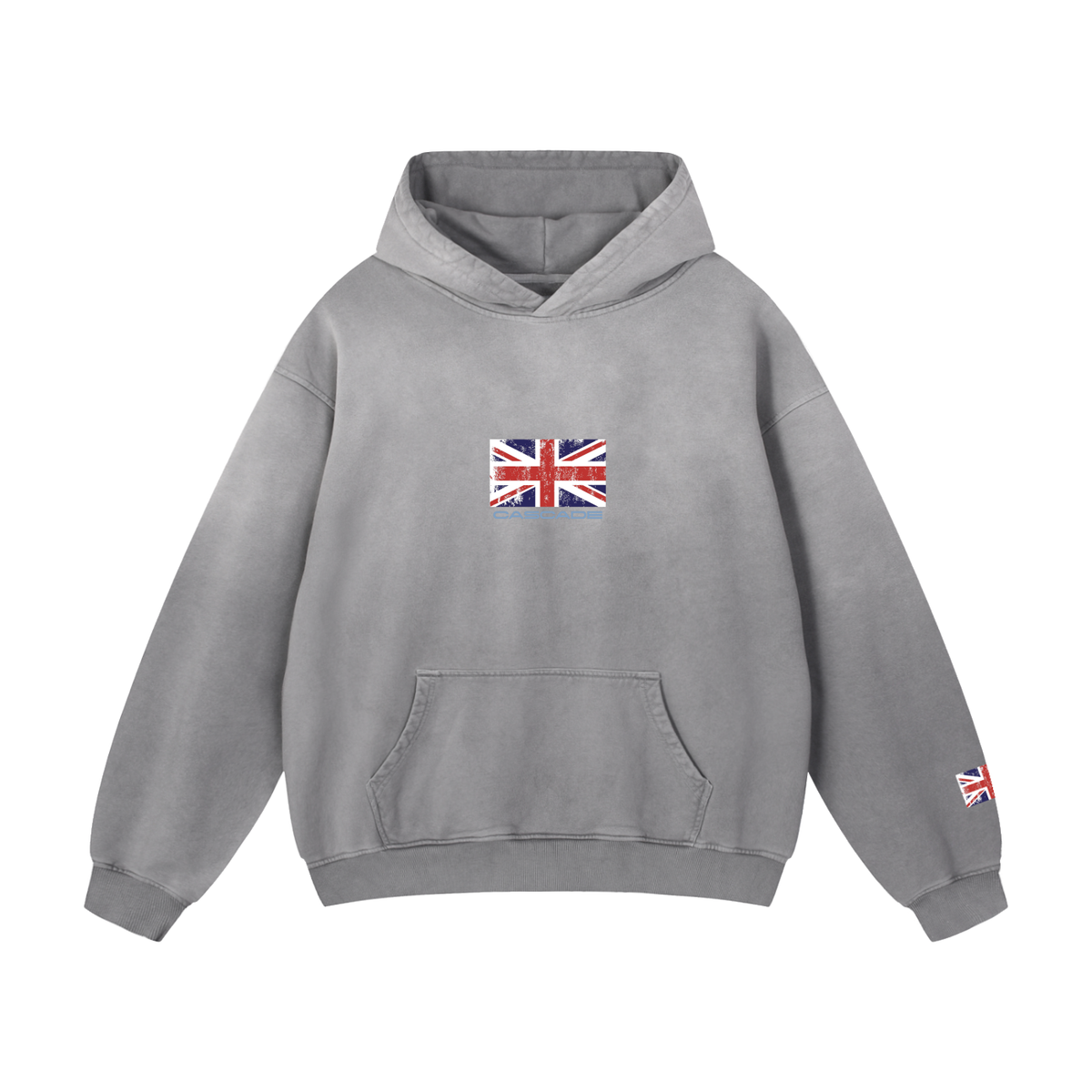 Heavyweight Oversized Cascade Union Jack Hoodie