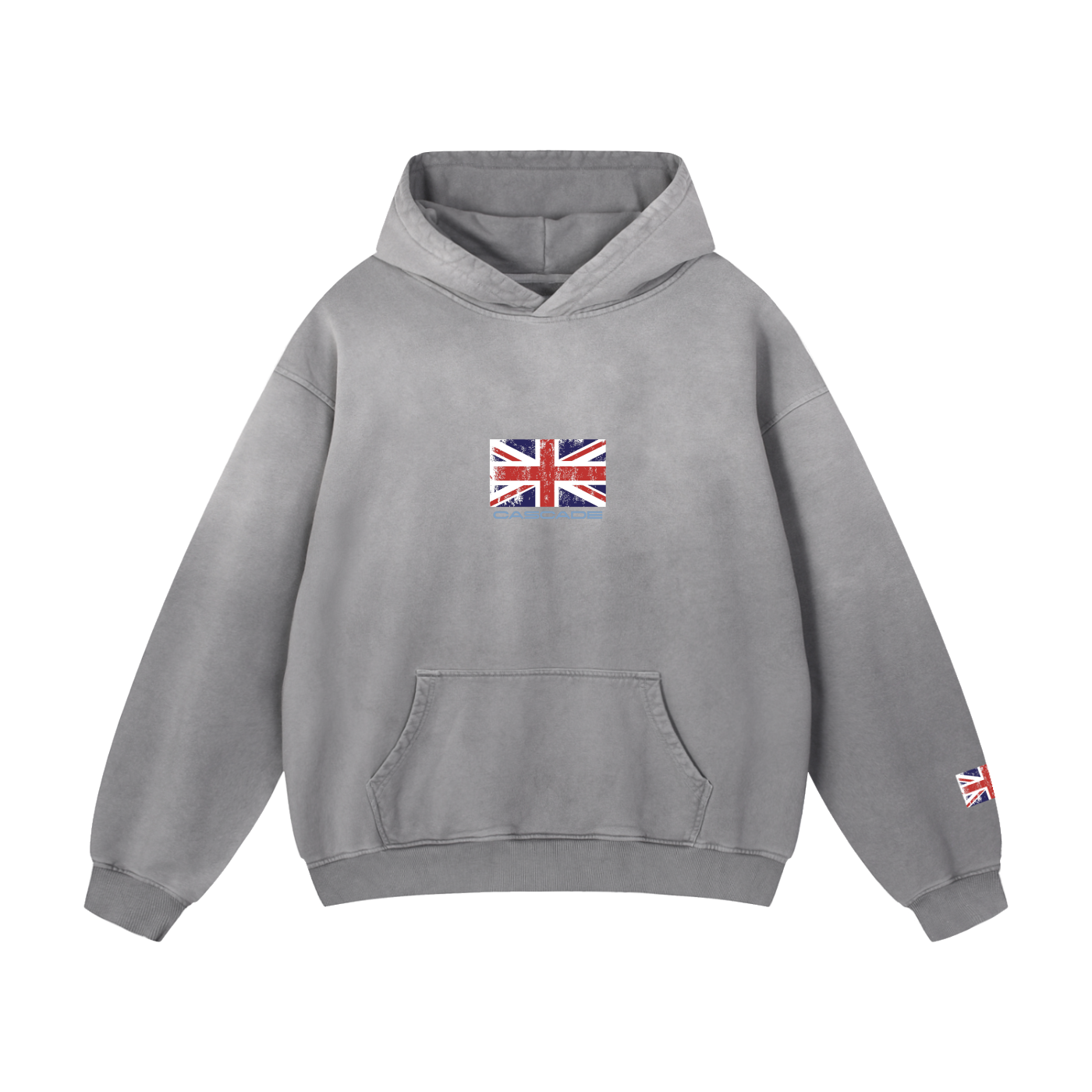Heavyweight Oversized Cascade Union Jack Hoodie